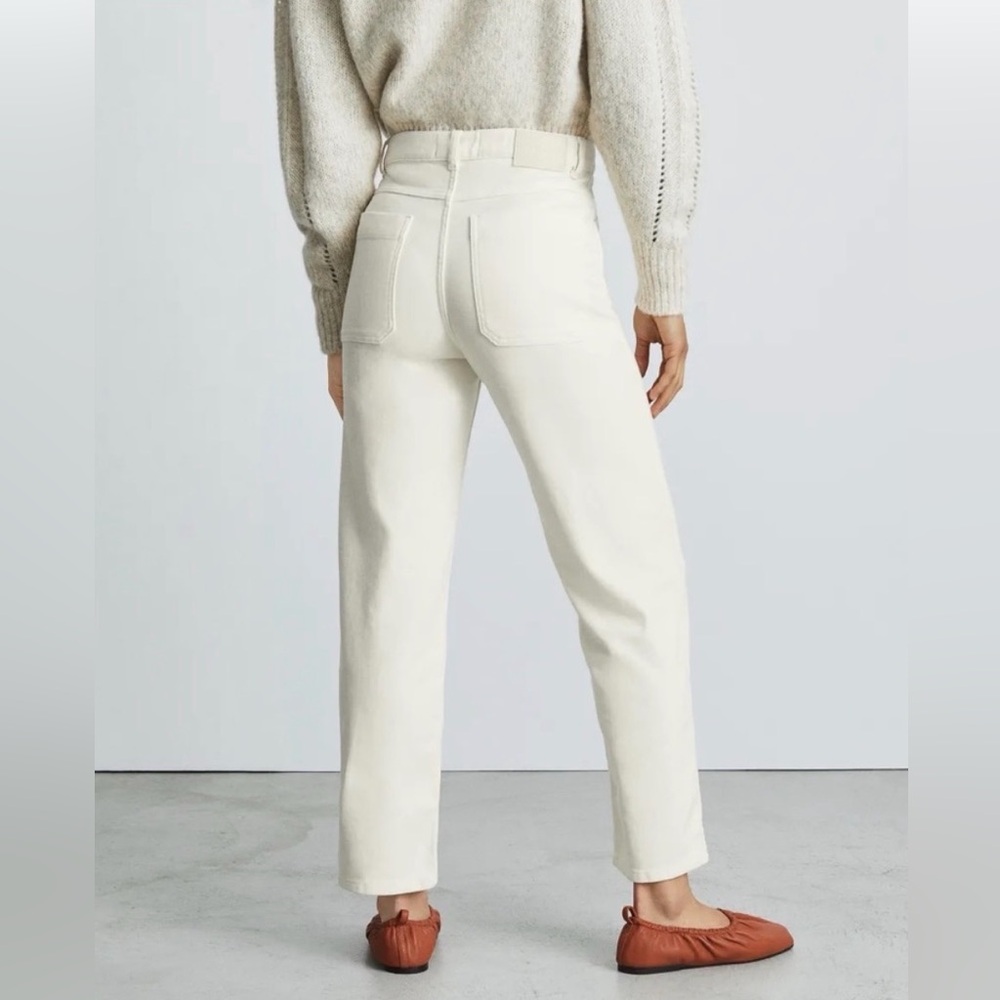 Everlane Moleskin Cream Pants Bottoms Size 14